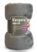 KANGURU Fluffi LOFT fleece deken van microvezel voor tweepersoonsbed pluizig flannel fluweel pluche deken, vachtlook, grijs, 230 x 230 cm