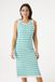 Garcia Femme Robe Unie Sans Manches Vert
