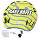 Latios Tube gonflable - Tube de traction/tube de remorquage sports nautiques - 1-3 personnes - Max. 231 kg capacité de charge - Pour derrière le bateau - Protections latérales et ailerons - Housse entièrement en nylon