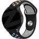 Oozoo Bracelet sport 'Deluxe' Oozoo Smartwatch 20mm (noir/multicolore)