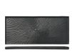 H&h Chennai-dienblad van aluminium, kleur zwart, 39 x 17 cm
