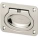 Rohde EE-01.R075.39 Poignée rabattable Pour vis à tête fraisée Argent (l x l x h) 75 x 10 x 58 mm 1 pièce(s)