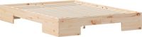 vidaXL Bedframe Hout Naturel 120 x 190 cm