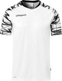 Uhlsport Goal 25 Shirt Korte Mouw Kinderen - Wit / Zwart
