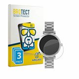 BROTECT Screenprotector 3 Stuks voor ZenWatch Lily 1.1" Beschermglas transparant
