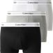 Calvin Klein Trunks Heren Onderbroeken - 3-pack - Zwart/Wit/Grijs - Maat M