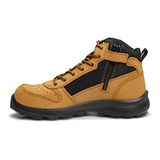 Carhartt Michigan Sneaker Midcut Zip Safety Shoe S1p Unisex industriële schoenen, tarwegeel