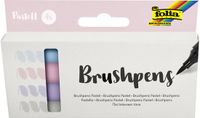 Folia Brushpennen Pastelkleuren - 4 stuks
