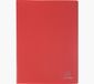 Exacompta 8515E Album d'exposition avec dos rigide - PP - 10 pochettes - 20 vues - A4 - Rouge
