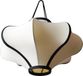 NeXtime Lampenkap 40cm Crème Lumi