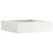 vidaXL Gazonrand 50 x 50 x 13 cm staal wit