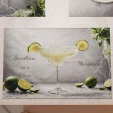 PETTI Artigiani Italiani - Amerikaanse placemats met digitale print, Amerikaanse placemats van stof en wasbaar (set van 2-30 x 45 cm) Margarita, 100% Made in Italy
