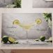 PETTI Artigiani Italiani - Amerikaanse placemats met digitale print, Amerikaanse placemats van stof en wasbaar (set van 2-30 x 45 cm) Margarita, 100% Made in Italy