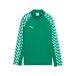 PUMA teamLIGA26 Training 1/4 Zip Top Jr Sweat Jacket - Sport Groen Wit