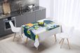 Bonamaison Tafelkleed, Anti-Mold, Sneldrogend, Waterdicht, 100% Polyester Tafellaken, 140cm x 140cm - Ontworpen en Vervaardigd in Turkije