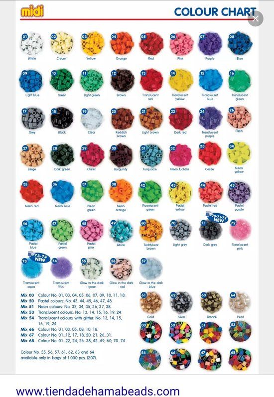 Hama strijkkralen grondplaat - Eenhoorn - Wit - 15 cm