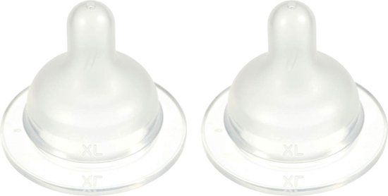 Difrax Flessenspeen Papspeen Wide/Breed - Maat XL - 1 stuk