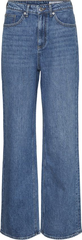 Vero Moda VMTESSA HR Wide Jeans - Medium Blue Denim - W29/L30