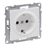 LEGRAND, SEANO 765120 Geaard stopcontact met verhoogde contactbeveiliging, aansluitdoos, steekklemmen, 16 A, 250 V, kleur: ultrawit