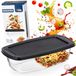 Vilde Plat de cuisson en verre 1.5L avec couvercle