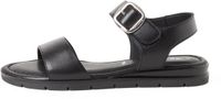 Tamaris - Dames - Sandalen - Maat 36 - Zwart Gevlekt