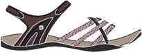 Hi-Tec Sandales Savanna II - Femme - Noir - Taille 38