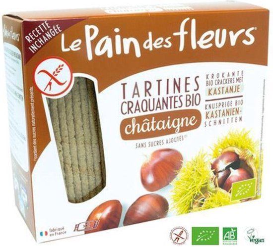 Pain des Fleurs - Kastanje Crackers - Glutenvrij - 150g