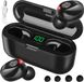 IZOXIS F9 5.1 Écouteurs Bluetooth sans fil avec banque d'alimentation
