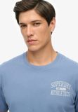 Superdry Vintage Athletic Essential T-shirt graphique Homme Moonlight Blue M