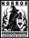 Horror - Monochrome Coloring Book for Adults
