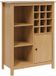 vidaXL Wijnkast HILL Honing bruin 79.5 x 40 x 107.5 cm