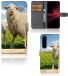 B2Ctelecom Sony Xperia 1 III Telefoonhoesje met Pasjes Schaap en Lammetje