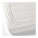 Babyline - Set van 2 hoeslakens van 100% katoen, verstelbaar, rubber (wit, mini-wieg 70x50)
