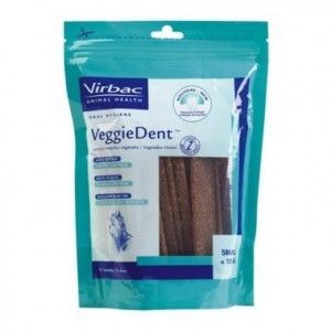 VIRBAC VeggieDent Small hondensnack tot 10 kg - 15 kauwstrips