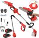 StarTech Elektrische 2-in-1 telescoopzaag - Mini-kettingzaag - 500 W - Handbediend - Met schijf voor slijpen - Geschikt voor het snoeien van bomen en het zagen van hout - Zonder accu