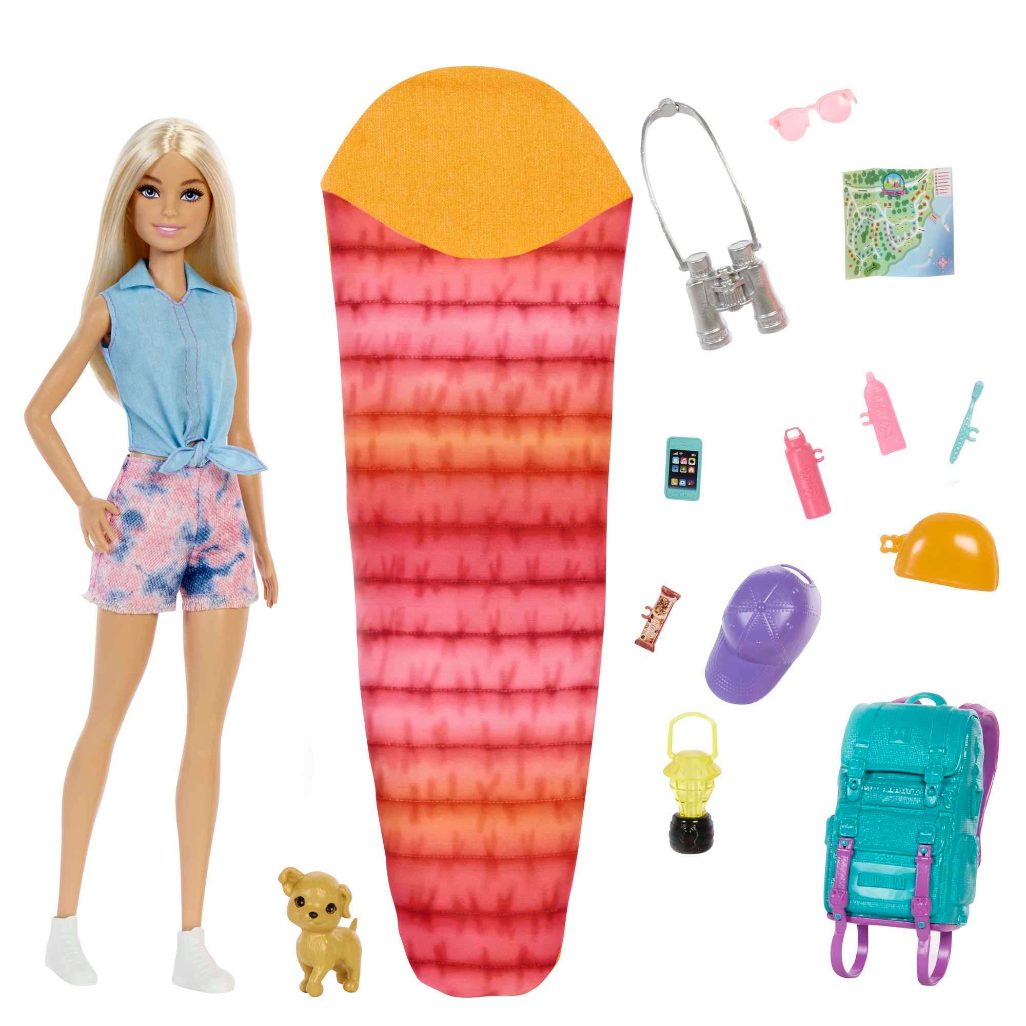 Barbie Dreamhouse Adventures Barbie Kamperen Barbie 'Malibu' En Accessoires - HDF73