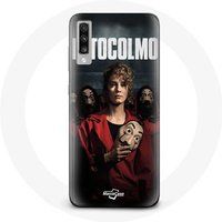 Maniacase Hoesje voor Samsung Galaxy A50 La Casa De Papel Estocolmo
