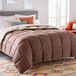 Linenspa 4 Seasons microvezel dekbed - all-season dekbed - ultra zacht - dekbed 220 x 240 cm, zand/mokka