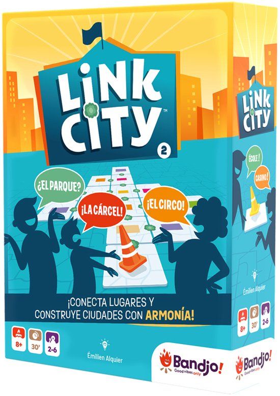 Asmodee Link City, Bordspel, Strategie, 8 jaar, 30 min
