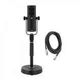 G4M Gear4music G4M Dynamic Broadcast Microphone with USB, Desktop Pack