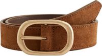 WE Fashion Dames suède riem met gouden gesp