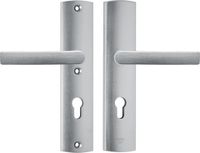 Axa Veiligheidsbeslag (Curve) Aluminium geslepen: Kruk-Kruk (model Blok) PC72 SKG***