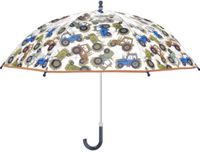 Playshoes - Paraplu - Tractoren - Transparant
