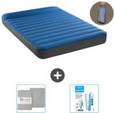 Intex Luchtbed - Twijfelaar - 137 x 191 x 22 cm - Blauw