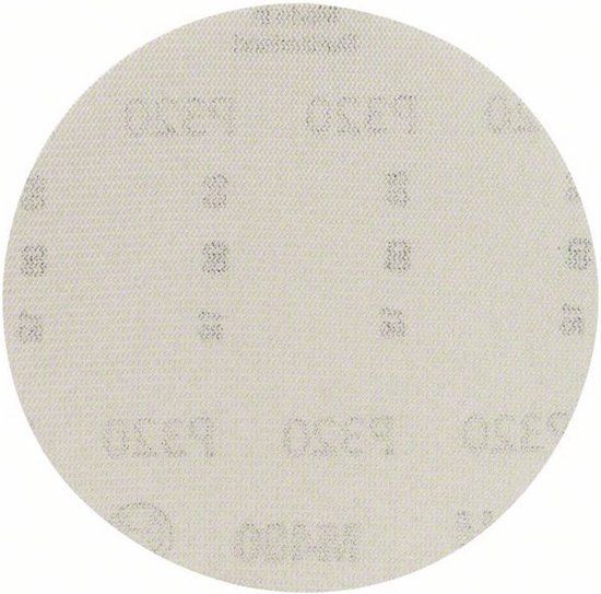 Bosch Professional 5 Stuks Schuurblad M480 - Ø 115 mm - K320 - Excenterschuurmachine