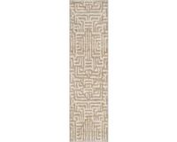 Safavieh Renée Tribal Tapijtloper 60x240 cm Polypropyleen Ivoorkleurig