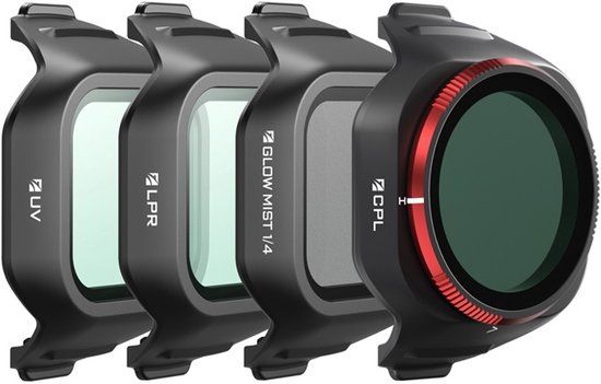 Freewell Everyday DJI Mini 5 Pro UV CPL LPR Glow Mist 1/4 Filter Kit