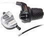 Shimano Revo Shifter Shimano Nexus SL-3S42E 3-Sp met kabels en clickbox - zwart