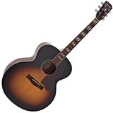 Hartwood Artiste Jumbo Akoestische Gitaar, Vintage Sunburst