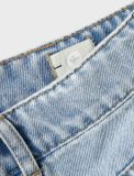 Name it Cargo Jeans Wijde Pijpen Light Blue Bleached Denim
